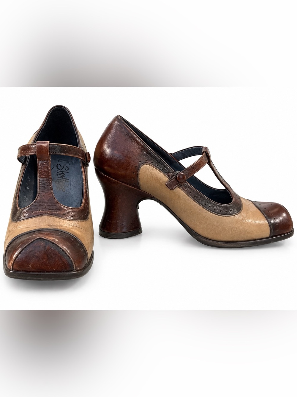 Shellys London vintage heels 1990s-does-1940s aesthetic